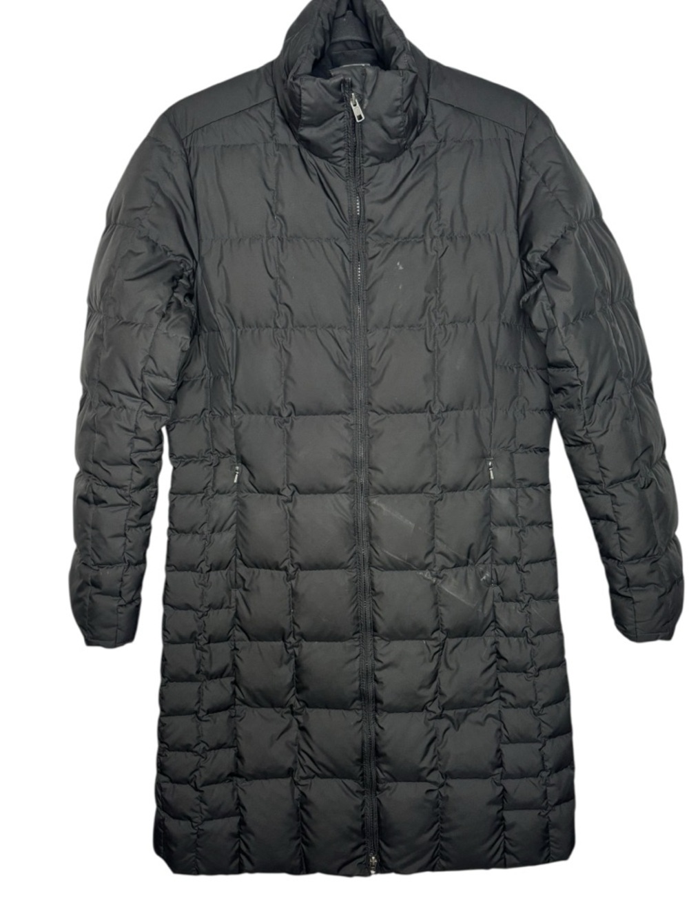 Patagonia Women's Down With It Parka Goose Down Knee Length Coat Medium *flawed